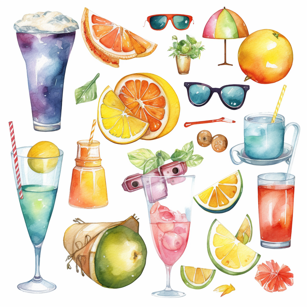 beach borders cliparts