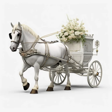 beautiful realistic white wedding horse and cart with four perfect legs and hooves wedding realistic elegant horse and cart,clip art graphics , PNG image,transparent background ,ultra highly detailed, 18k, sharp focus, bright photo with vibrant colours, digitally enhanced,photographic, enhanced graphics, png format, straight, sharp focus, bright lighting, intricate detailed png image ,high definition,300dpi,graphic clipart,computer graphics