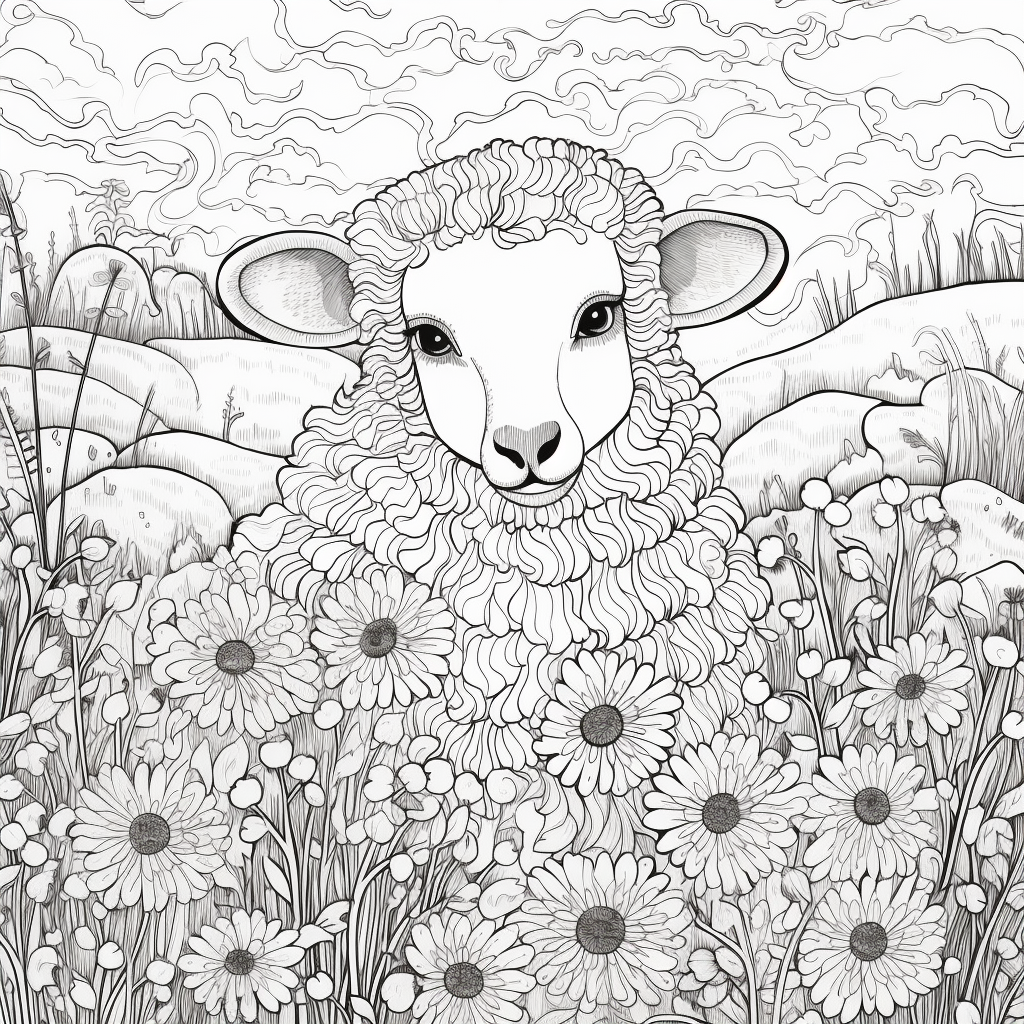 cute sheep walking by fence children’s coloring book, cartoon style, thick lines, no shading assasinmonkey, duplicate faces, blurry, drawing, cartoon, illustration, painting, concept art, cgi, unreal, anime, black&white, b&w, picture frame, deformed, bad anatomy, disfigured, poorly drawn face, mutation, mutated, extra limb, poorly drawn hands, done by bad-artist, ugly, dazed, 3D render, 3D game, 3D game scene, 3D character, mosaic, painting, digital art, anime, doll, toy, photoshop, video game, 