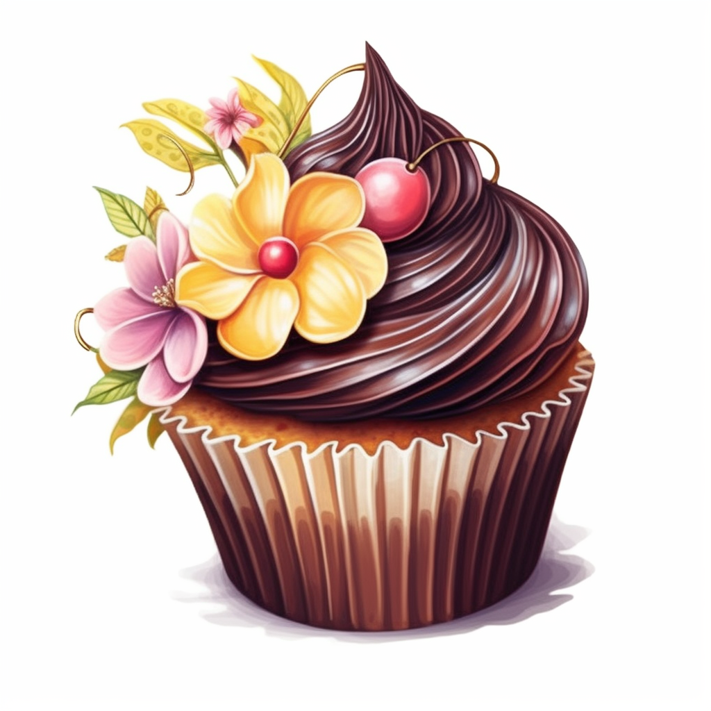 decorative cupcakes cliparts