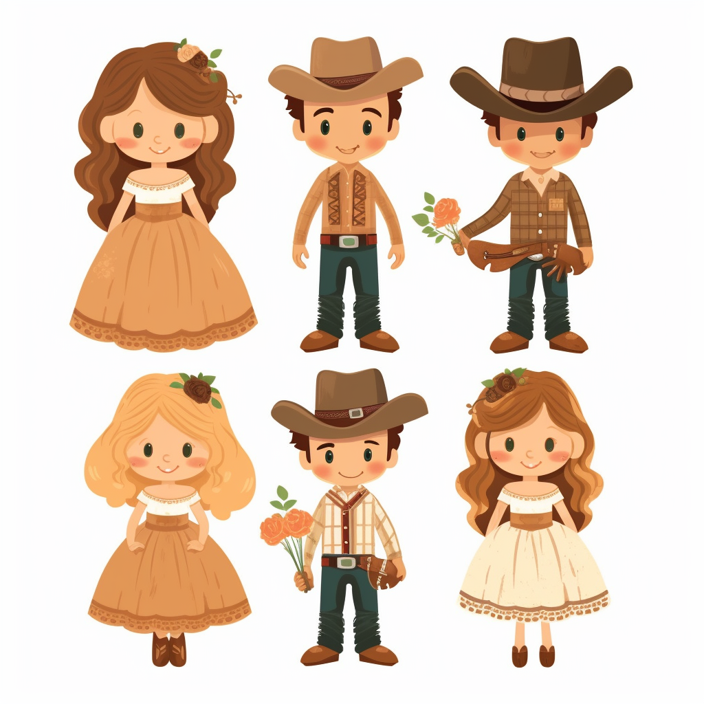 cowboy background cliparts