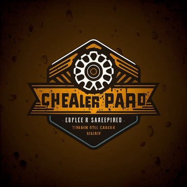 logo for auto repair business, simple design, clipart, car, garage, tire, clip art, minimalistic design, urban brand recognition, internationally recognizable, famous, high end marketing, 2 color vector image, simple yet memorable, positive impact, in the style of a tee-shirt logo