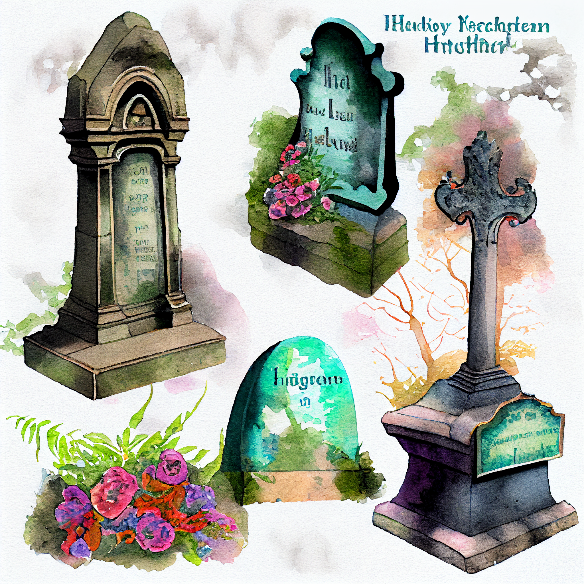 headstone cliparts