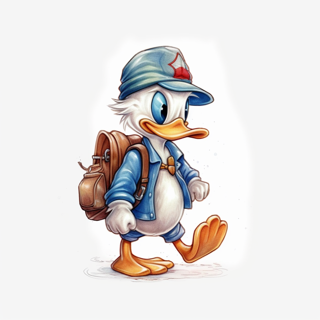 cartoon walking cliparts