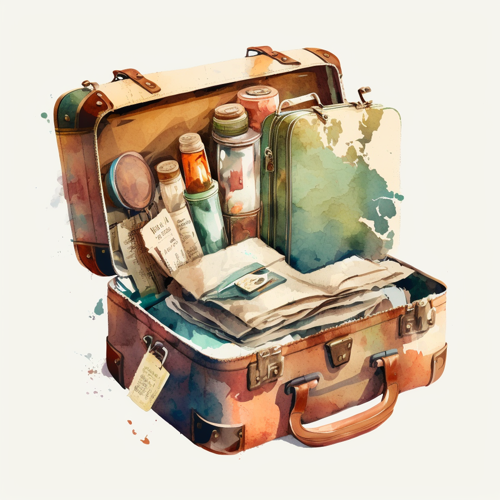 cliparts travel luggage