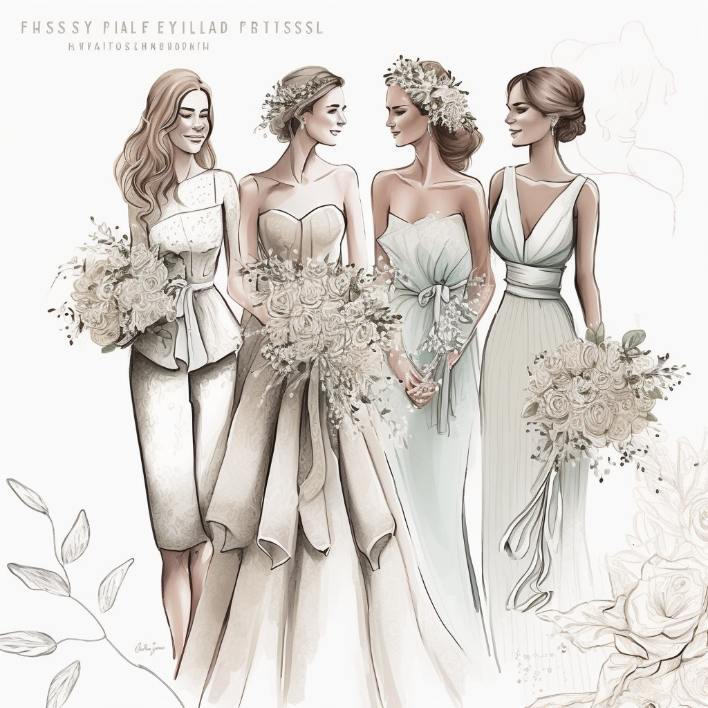 friends wedding cliparts