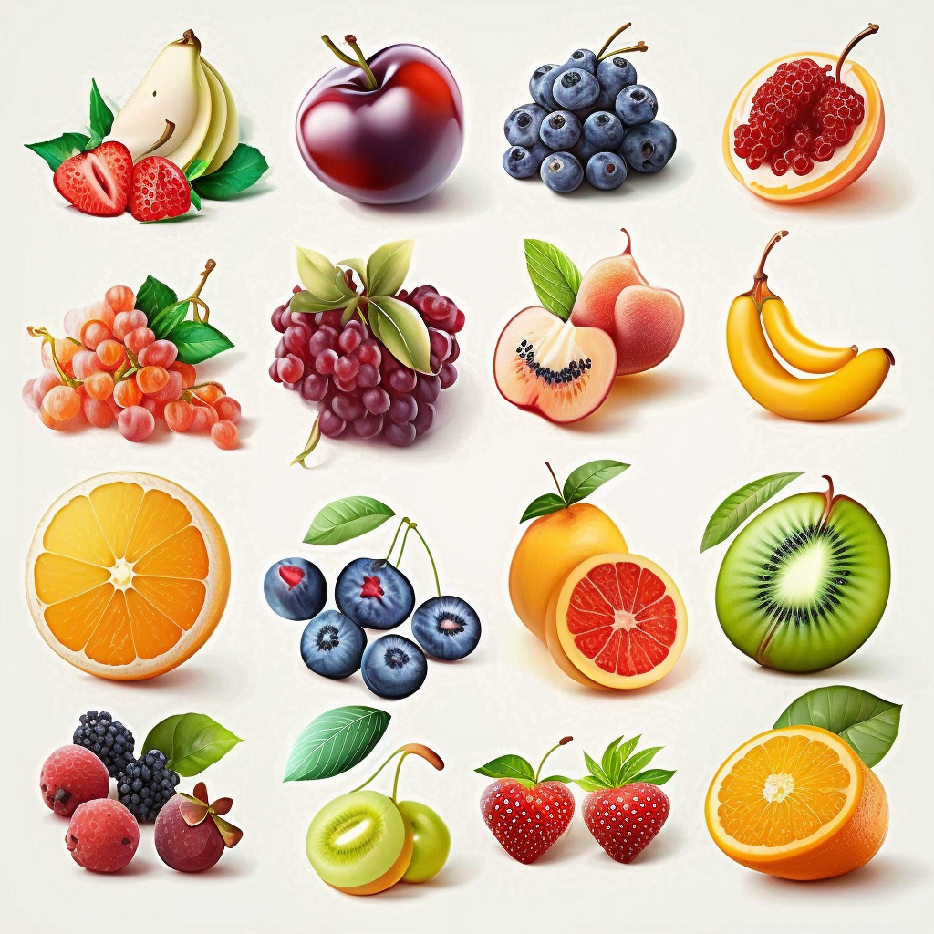 fruit cartoon cliparts