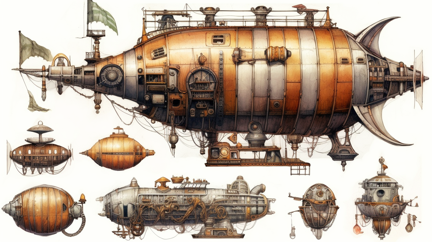 airship cliparts