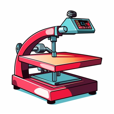heat press machine. ClipArt