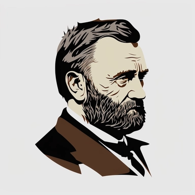 generate clipart of ulysses s. grant