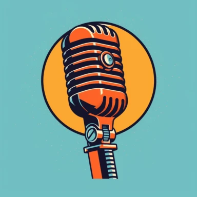 microphone logo clipart minimalist