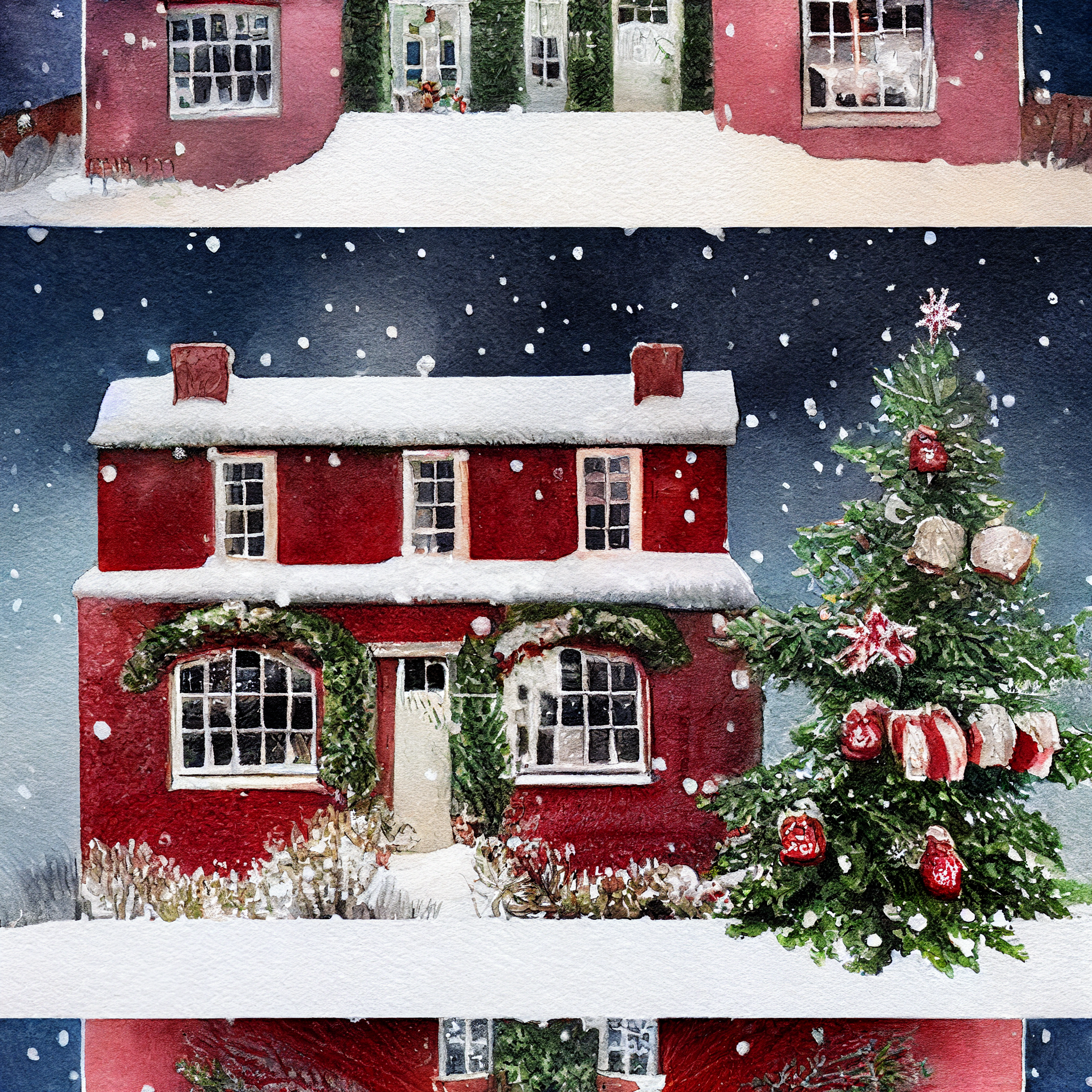 country christmas cliparts