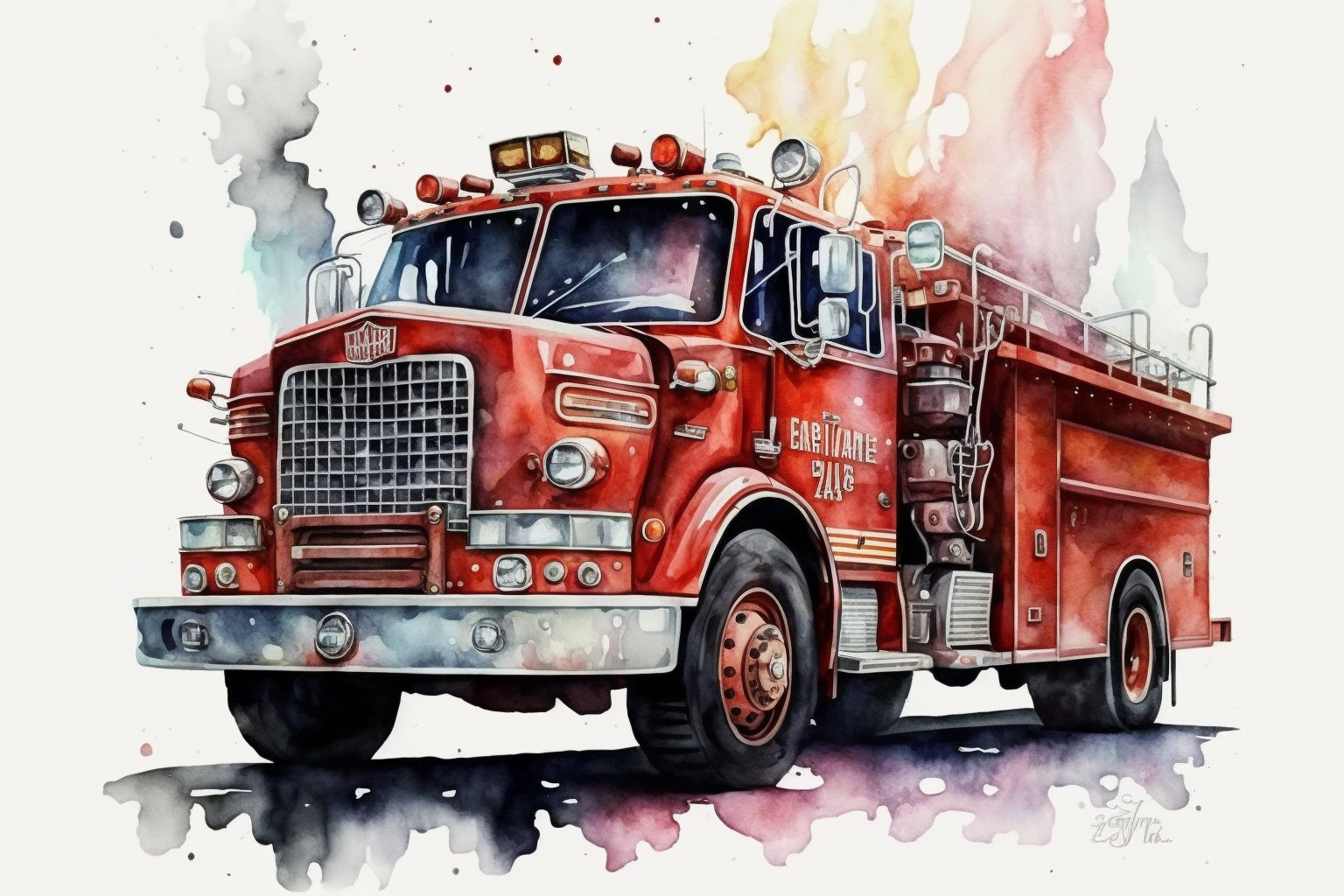 firetruck clipart