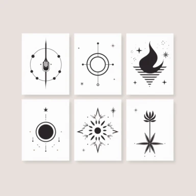4 svg clipart symbol icons modern minimal geometric metaphysical boho edgy cosmos delicate minimalism existential aesthetic
