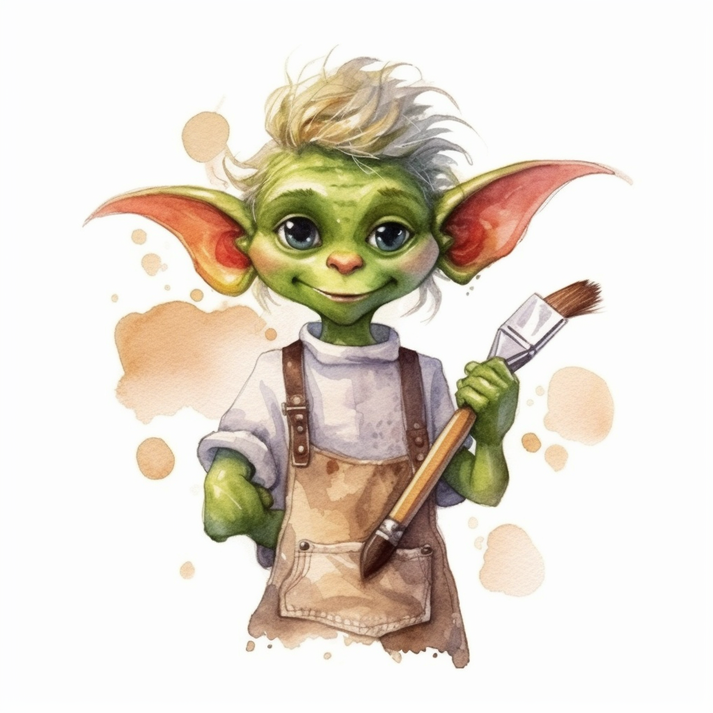 cute goblin cliparts