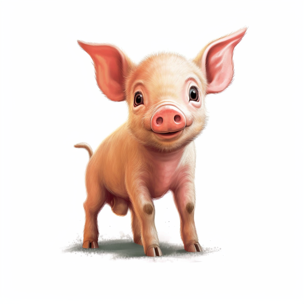 cute pig cliparts