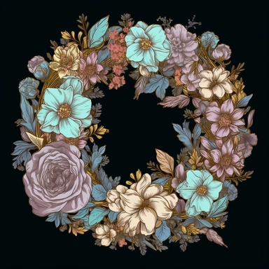 line art style a flower bouquet wreath clipart png transparent background one object truly timeless elegance premium luxury ornate photo realistic honestly reality aesthetic consistent quality unique exquisite iridescence individuality array of colors rich treasured throughout the ages refinement symbolizing luxury glamour allure wonders of the nature mother of pearl luminous quality light in a myriad of enchanting colors royal jewelry delicate shimmer pearlescent effect polished sophistication 