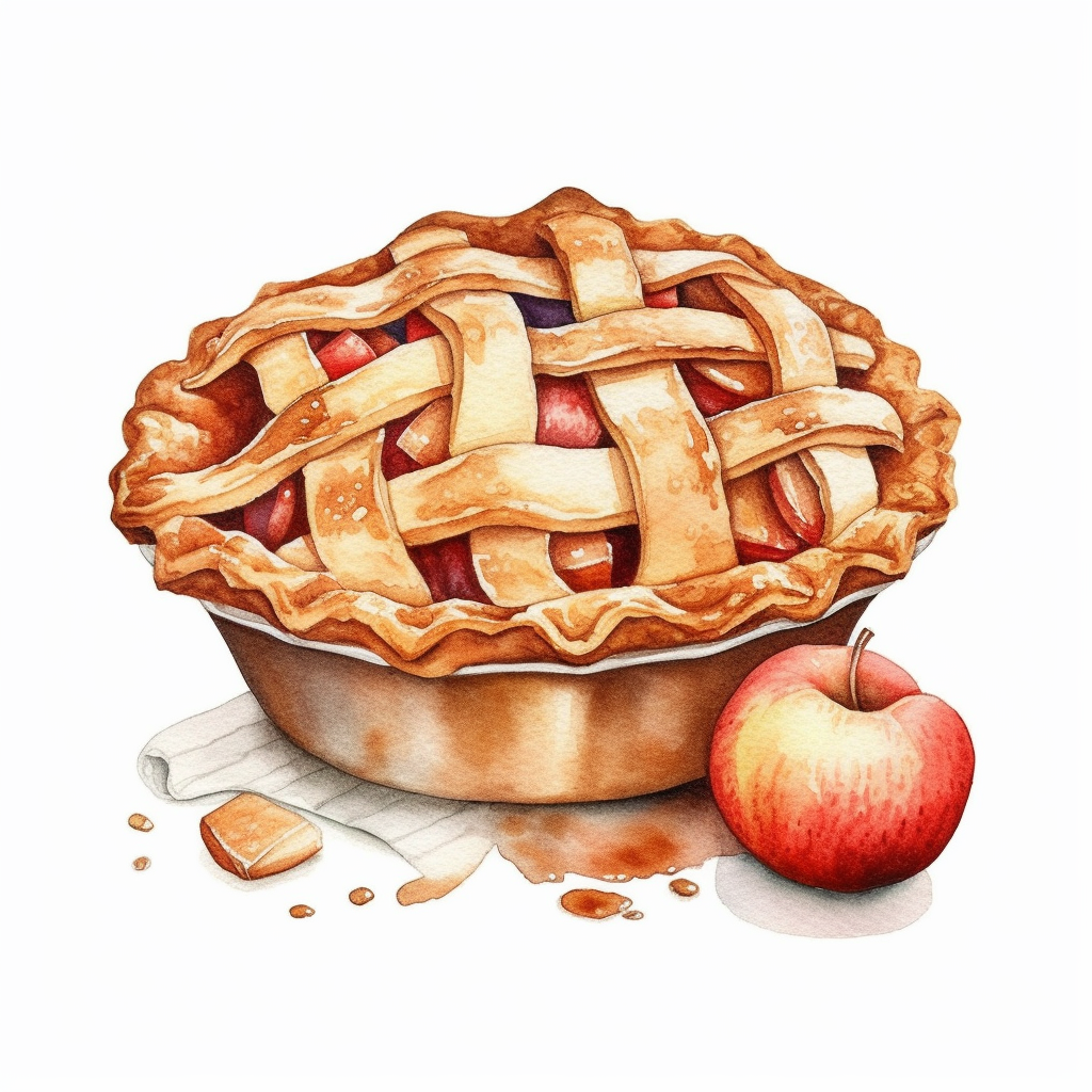 apple pie clipart