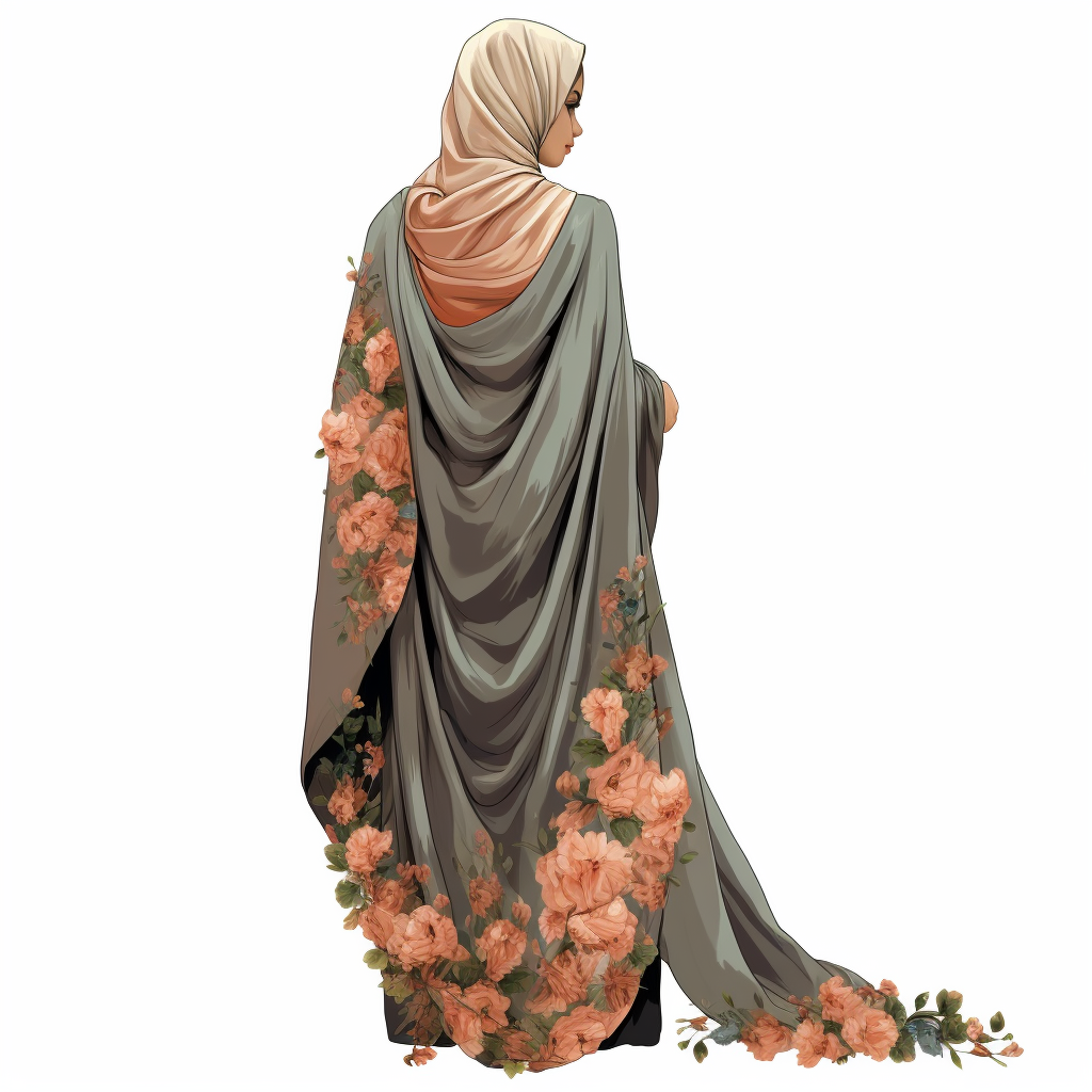 muslim woman cliparts