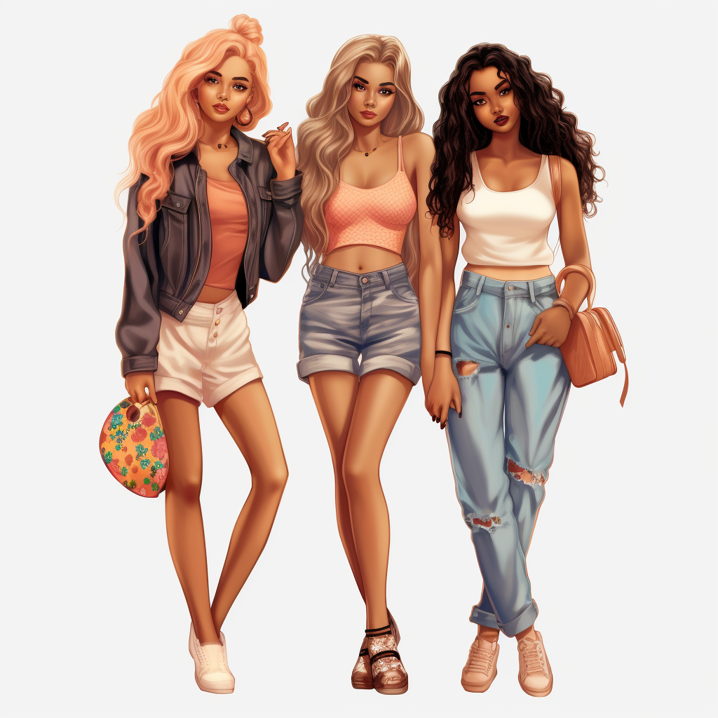 best friends clipart