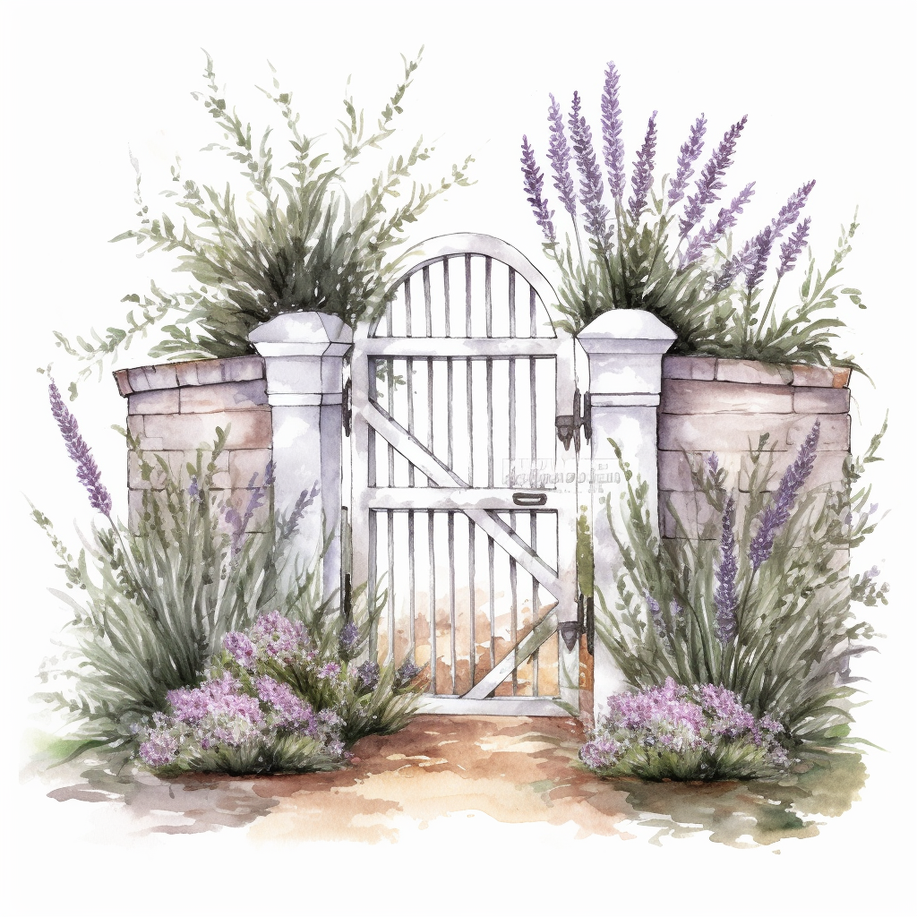 open garden cliparts