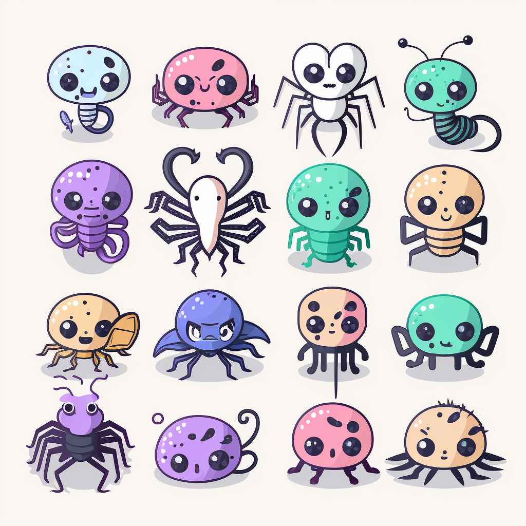 cute scorpion cliparts