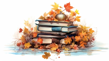 isolated on white illustration watercolor art of a stack of vintage books with beautiful embossed spines, autumn leaves, puddles, rain, branches, september, masterpiece by Hans Zatzka style and by Vladimir Kush style and by Ivan Fedorovich Choultse style, Baroque fashion, PNG clipart, isolated on white, extreme photorealistic details, 32k HD resolution, realistic high detailization high resolution , ultrarealistic, hyper realistic, photography, detailed 8k, extremely detailed