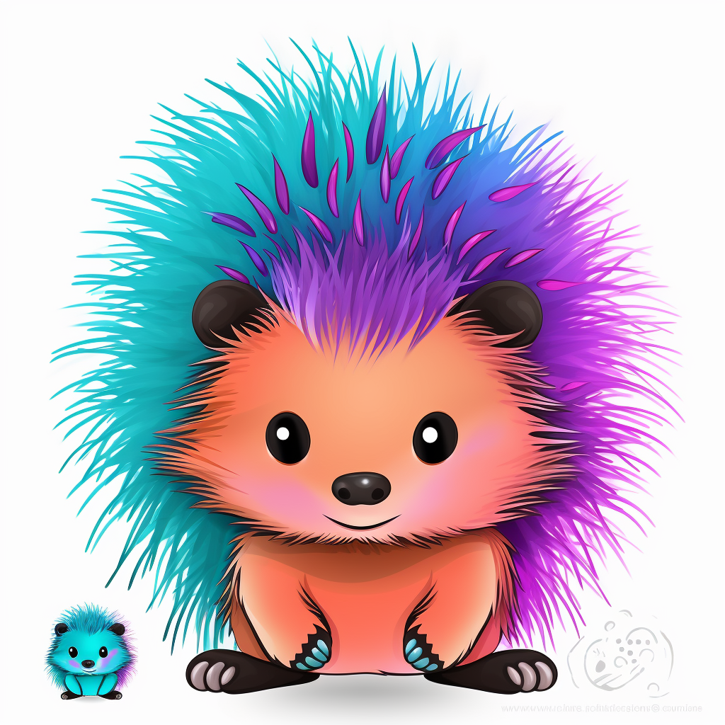 cute porcupine cliparts