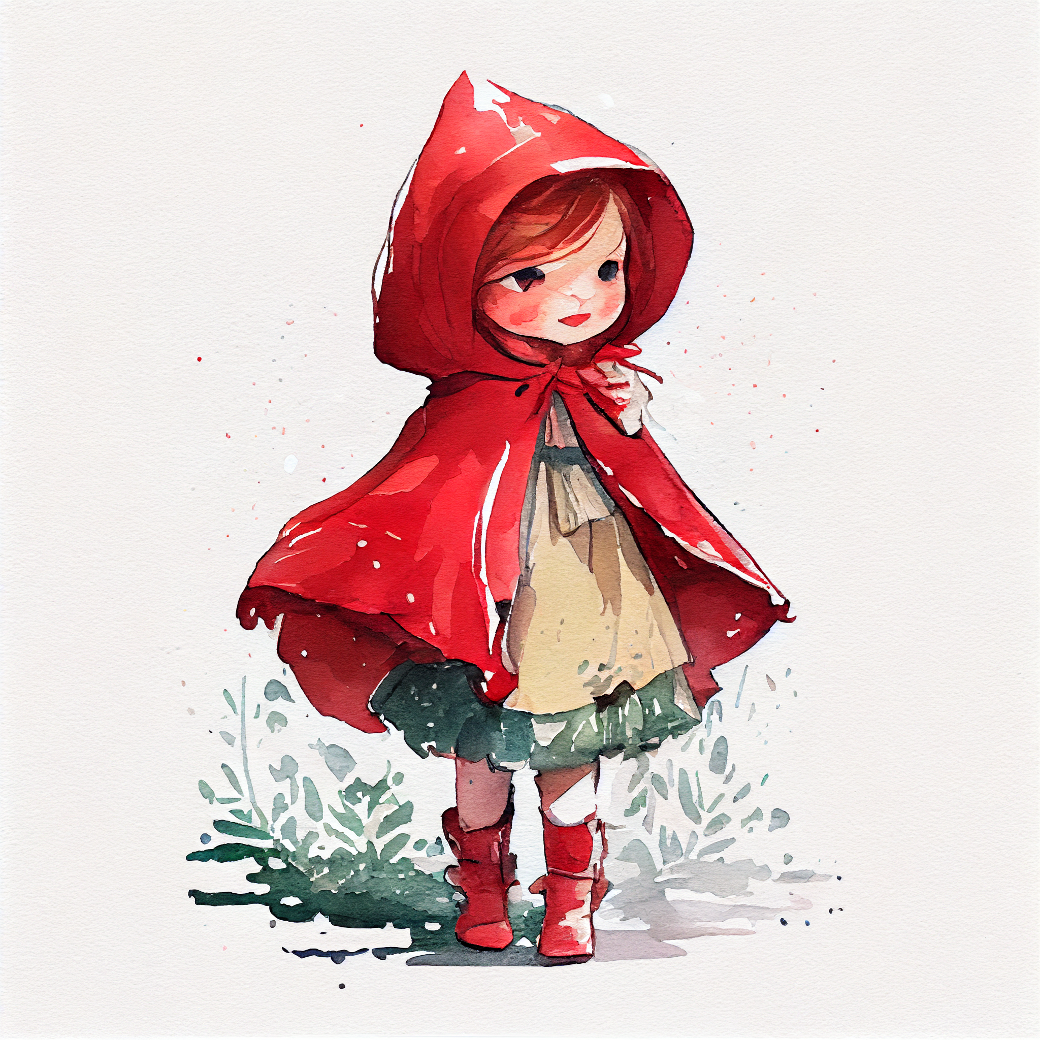 little red riding hood clipart