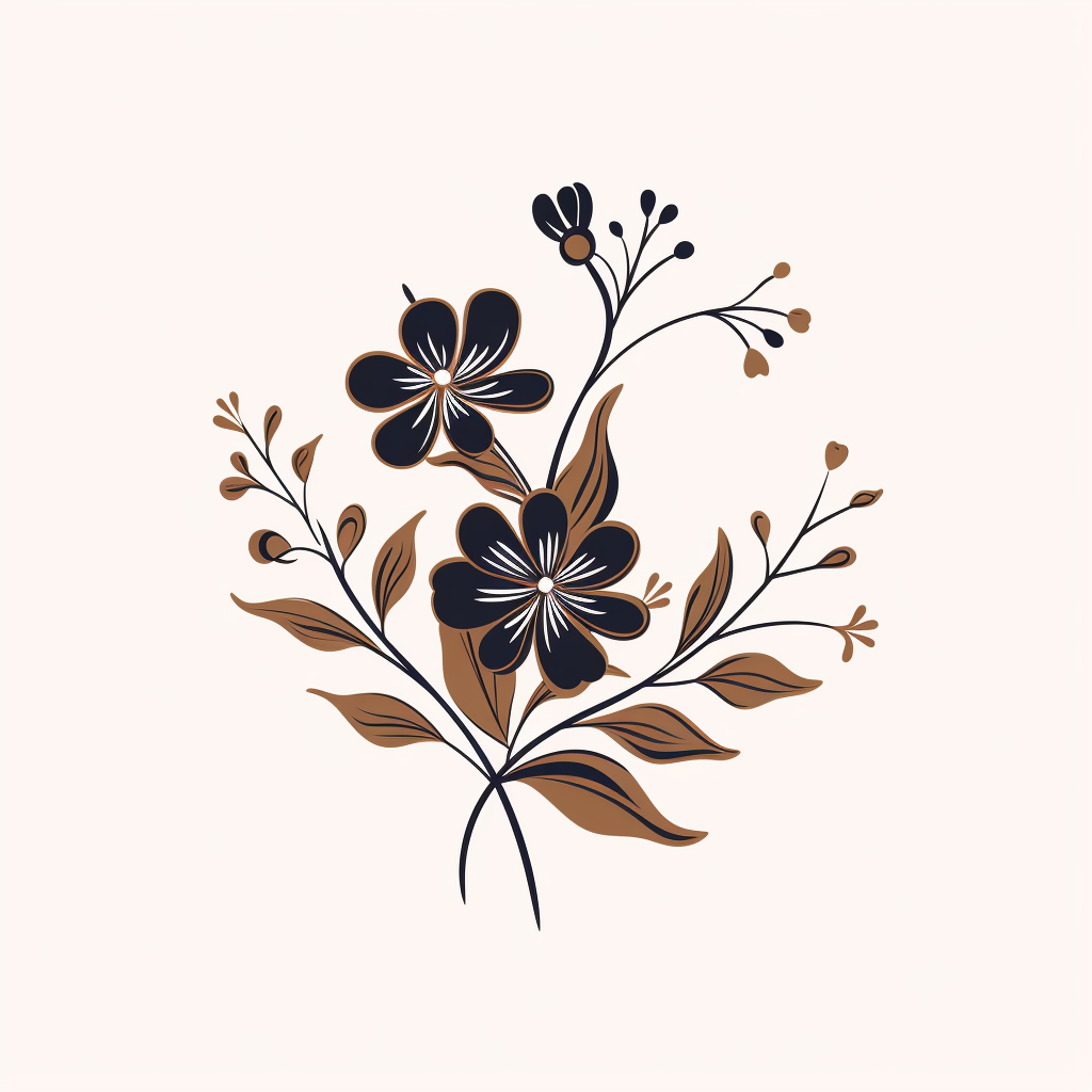 floral branch cliparts