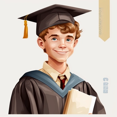 Graduation Graduate Clipart College Boy High School Grad PNG Graduation College Grad Boy Illustration Student Graduation Day Print PNG