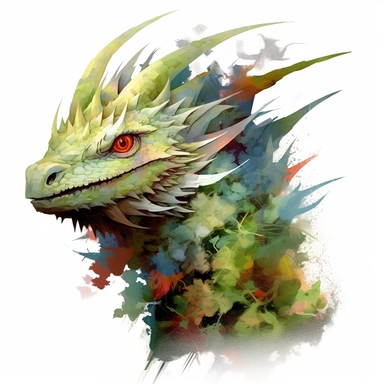 dragon clipart with a focus on texture, on a white background, birds wiew, style fusion, Serene, Arcade, Funky Seasons,poinilism, full body, Texturing, Faded, Digital painting, olive colors, Dreamlike, hard lighting, Highly detailed, high quality