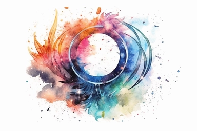 Watercolor, Craft a symbol that represents longing and desire clipart, hd, on a white background, spaced out