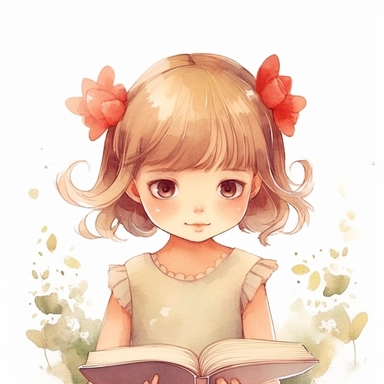 taylor swift, folk art, watercolor, clipart elements, kawaii, white background