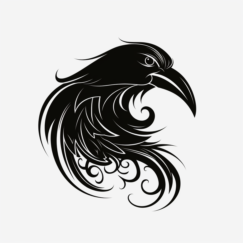 black raven cliparts