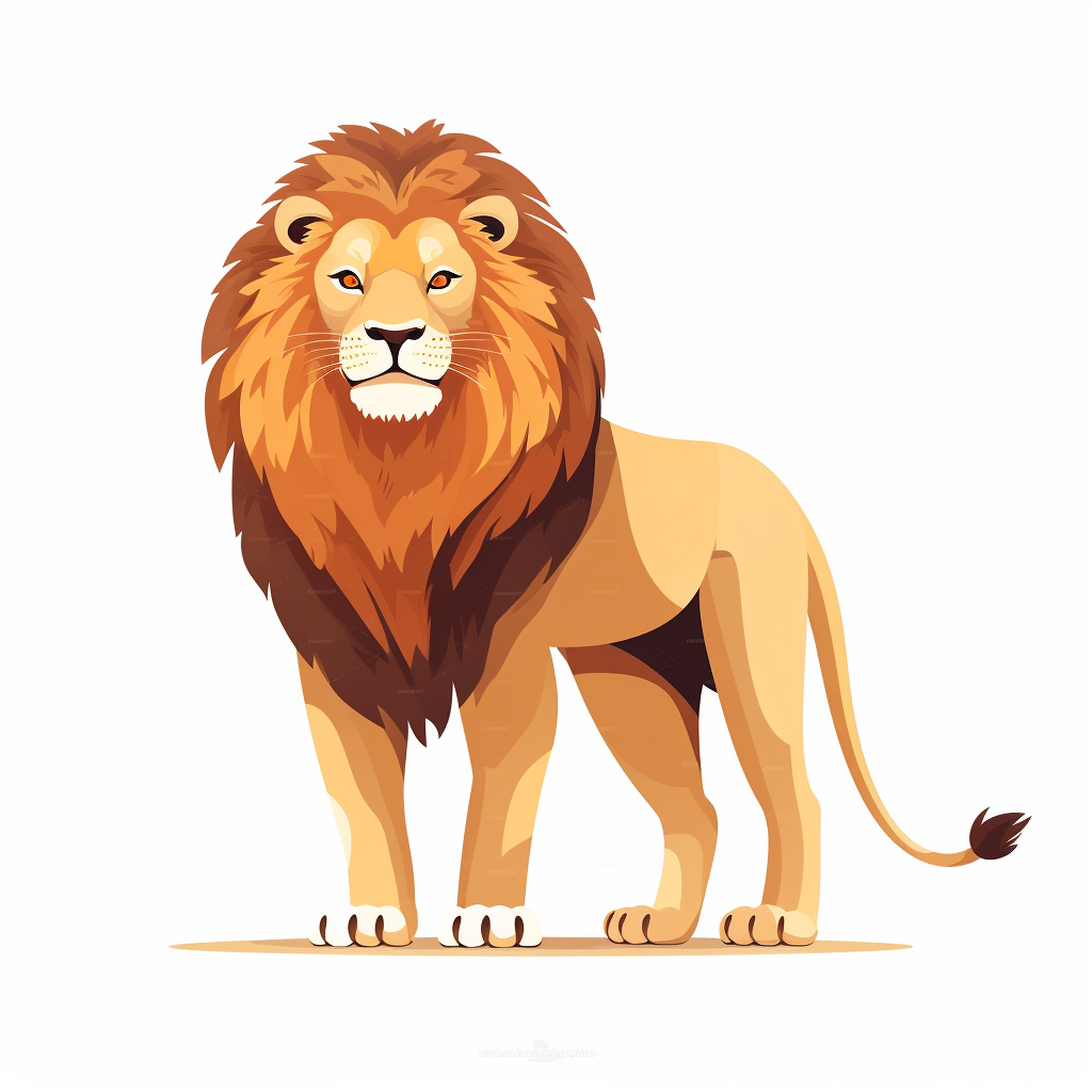 cartoon lion clipart