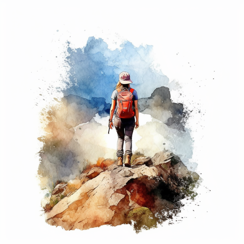 hiking cliparts