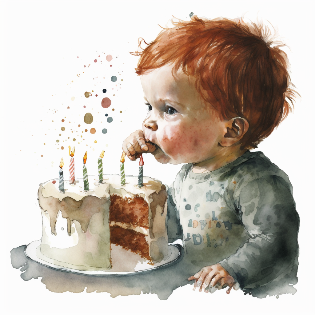 first birthday cliparts