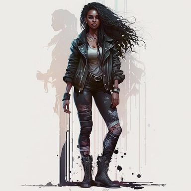 full body standing in ankle boots Fashion clothes clipart clothes Chanel , Nike,fashionable multicolored, black melanated, women wearing eyelashes, long hair fashion model,clear illustrations , cartoon sharp focus, illustration, art by artgerm and greg rutkowski
