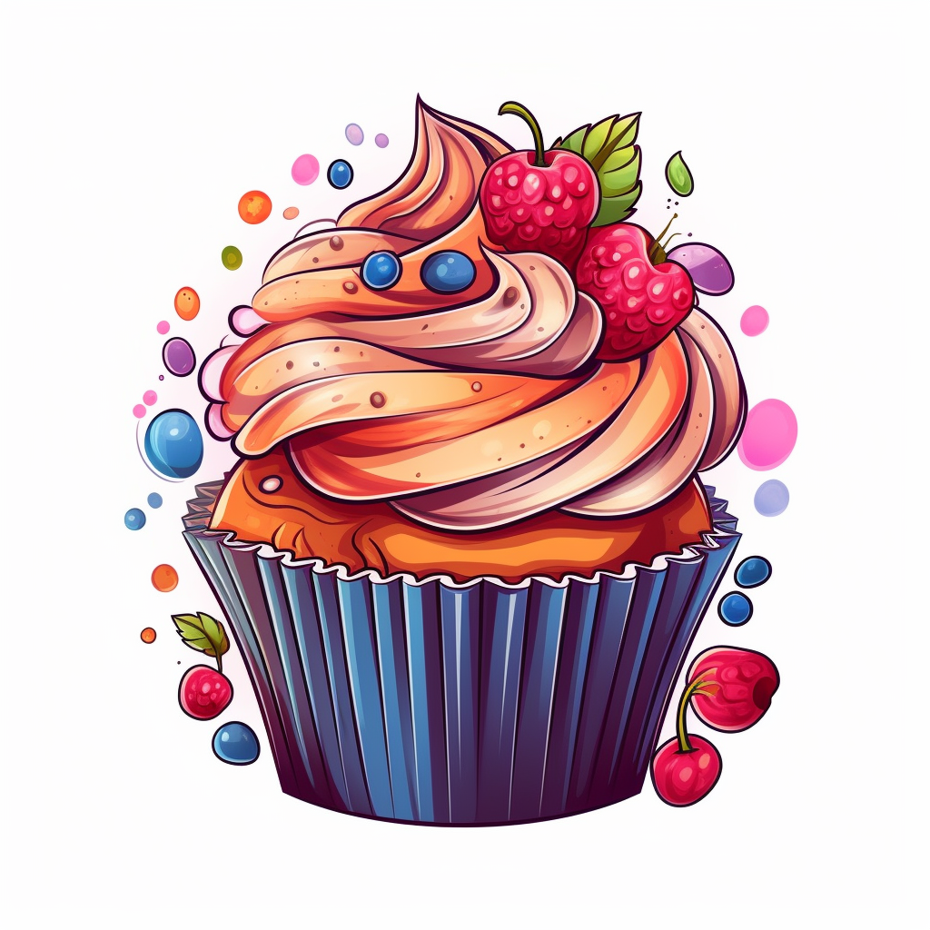 decorative cupcakes cliparts