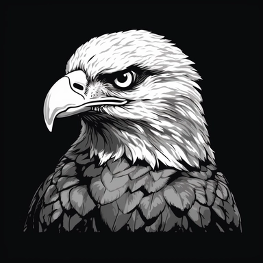hawk head over american flag for personal use svg clipart free, in the style of aaron siskind, david yarrow, graphic black and white, multiple patterns, cut/ripped, roger deakins, stencil-based