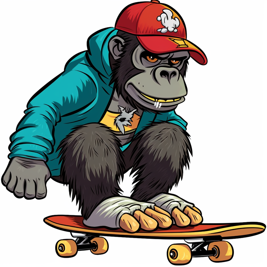 cartoon gorilla clipart
