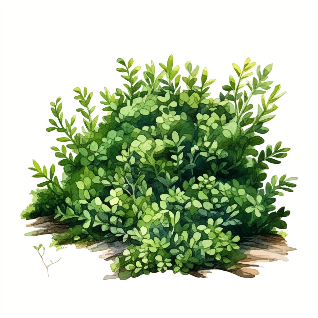 green bush cliparts