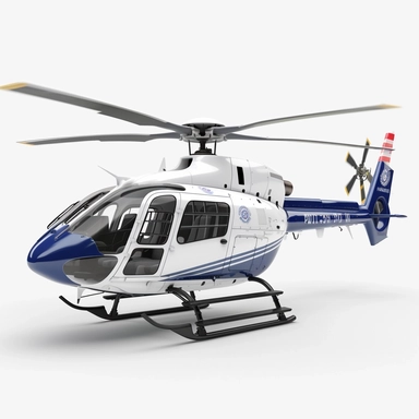 modern police helicopter, very detailed, clipart, modern style, white background, 8k