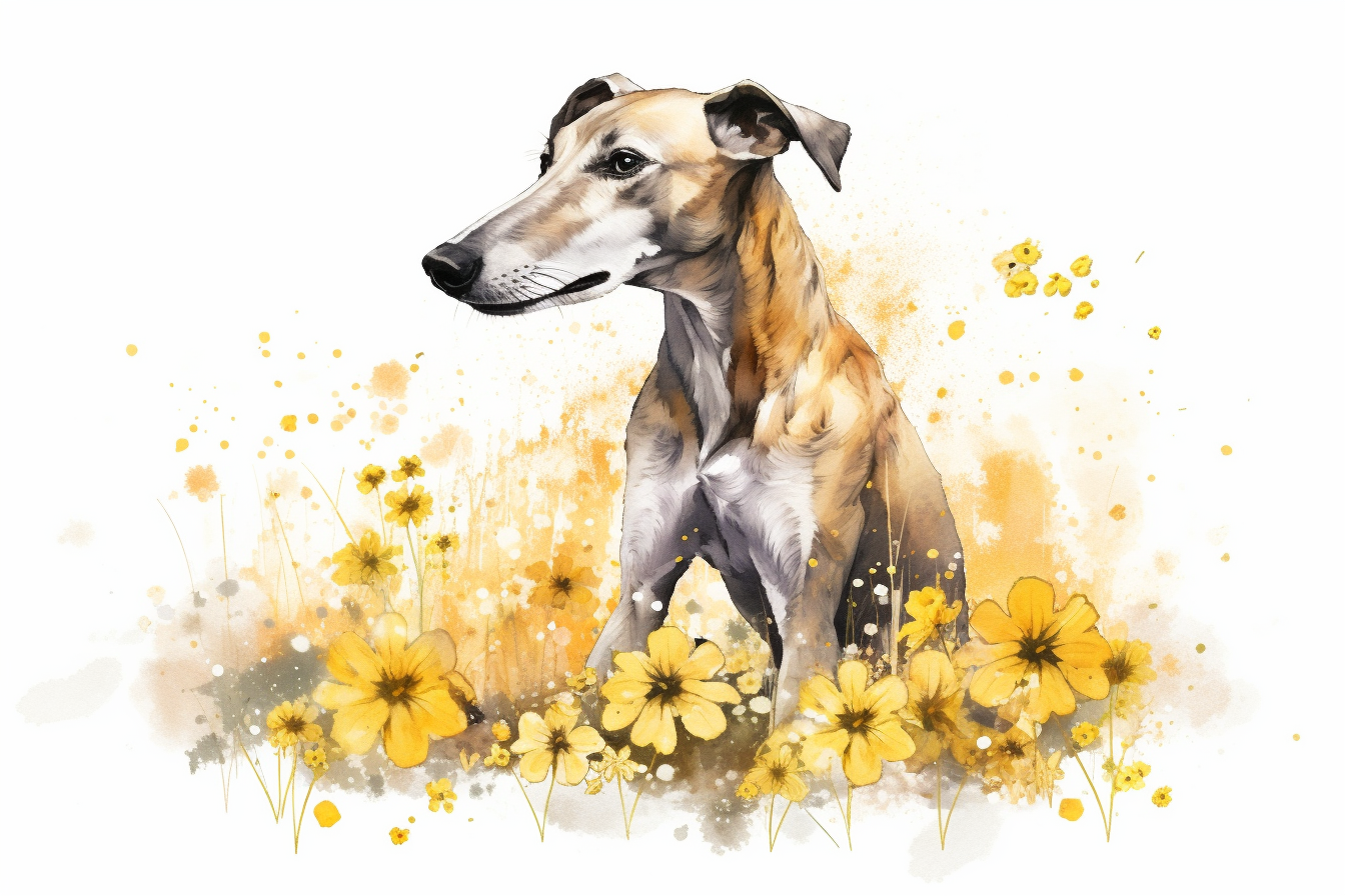 greyhound clipart