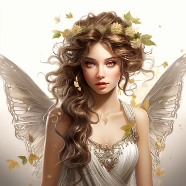 , Majestic Fairy with a statuesque figure, highly detailed face, and a serene expression, Use dreamlike lighting with soft sunlight falling on the subject’s face and hair, to create an ultra-realistic image that captures the subject’s natural beauty and personality, clipart on white background - Image #4 @Amitabh300 Image Amitabh300 — Today at 10:45 PM