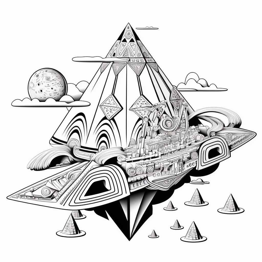 egyptian pyramid clipart