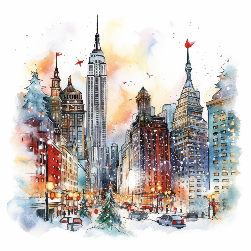 christmas black and white clipart