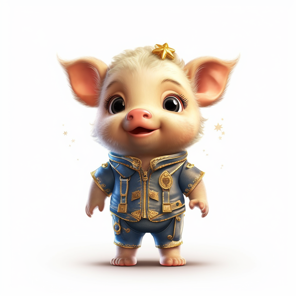 cute pig cliparts