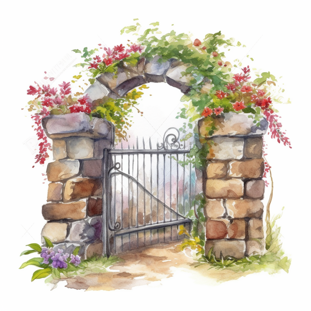 flower garden clipart